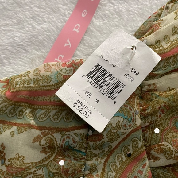 Hype Paisley Dress new with tag girls size 16 - Picture 4 of 9